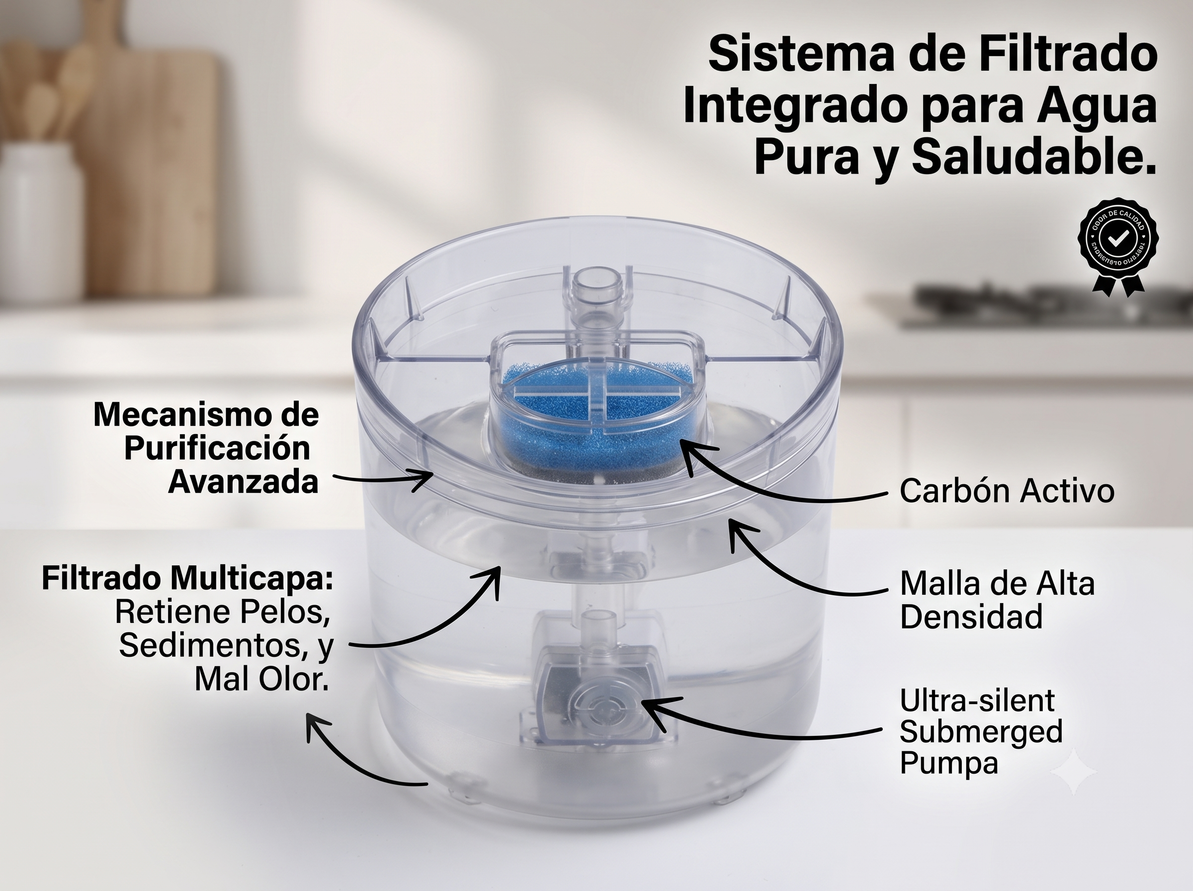 FUENTE BEBEDERO PARA MASCOTAS CON SENSOR DE MOVIMIENTO - Image 3