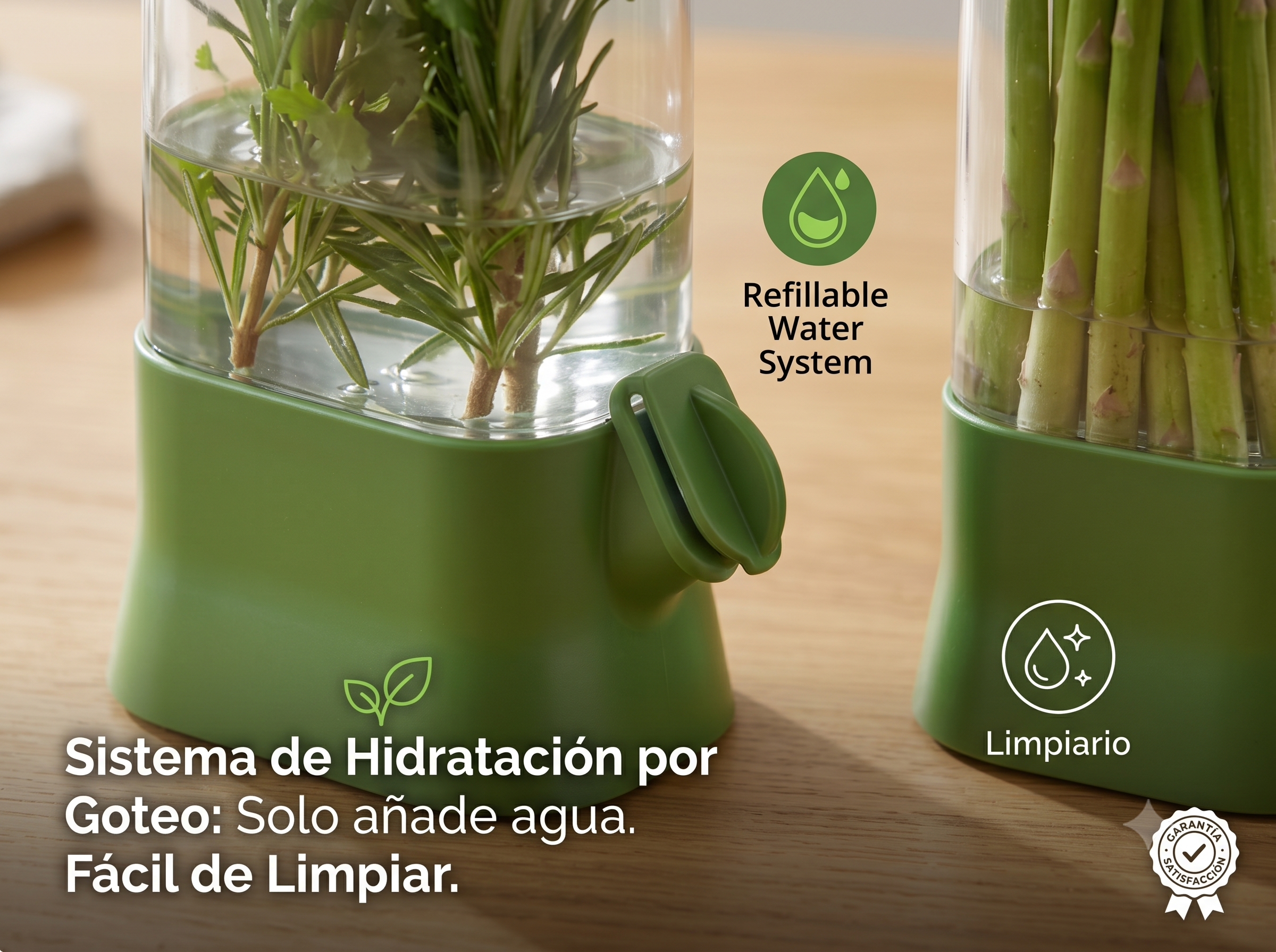 CONSERVADOR DE HIERBAS Y VERDURAS FRESCAS - Image 3