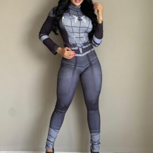ENTERIZO ARAÑA NEGRO HALLOWEN