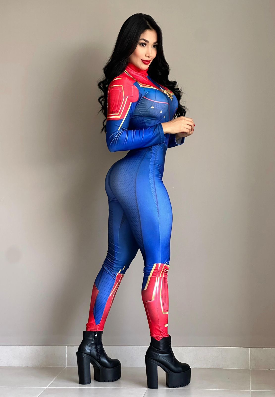 ENTERIZO HALLOWEN CAPITANA AMERICA - Image 2